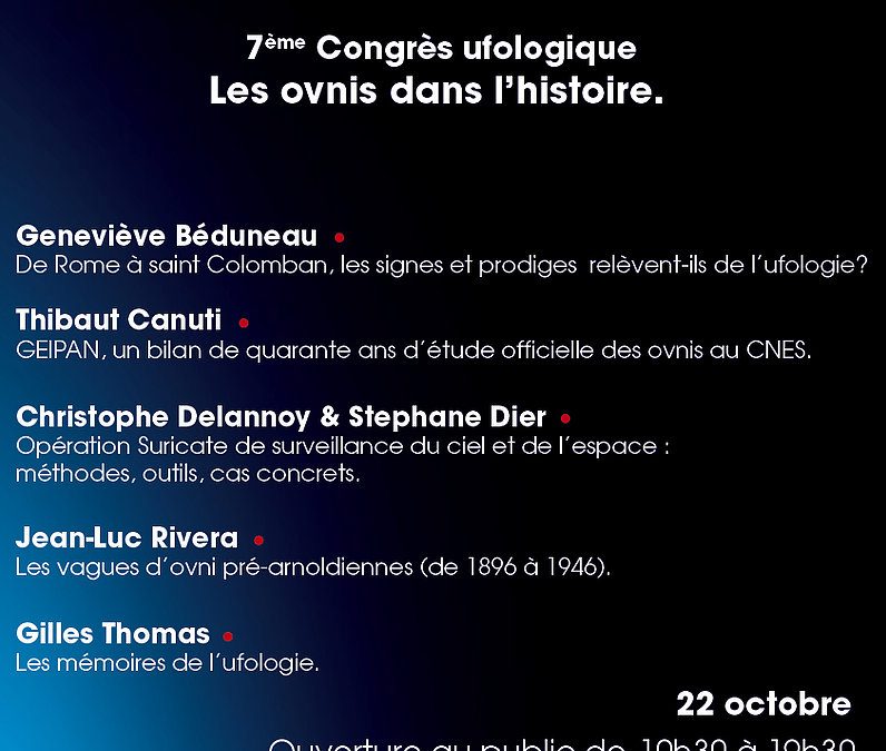 7 ème congrès Ufologique OVNI Languedoc