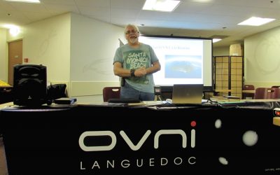Conférence de Luc Chastan aux R.U.O.L. (Rencontres Ufologiques d’OVNI-Languedoc)  de Pérols (Hérault): « Les OVNIS à La Réunion ».